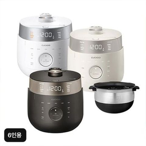쿠쿠 트윈프레셔 6인용 마스터셰프(CRP-LHTR0610FW/FGI/FGB)+내솥