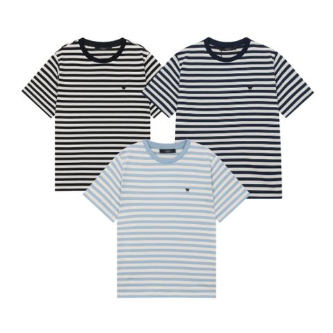 VENACO 베나코 코튼 스트라이프 티셔츠