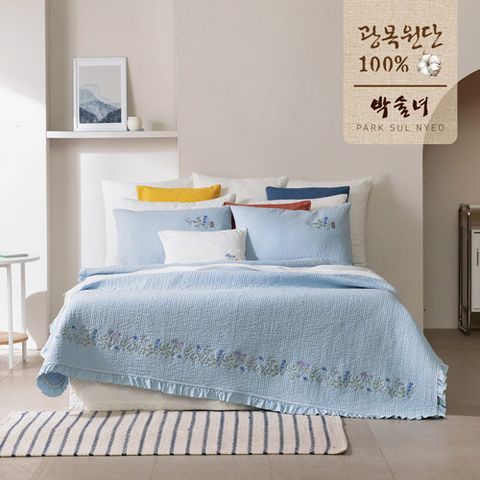 [SS]10%앱할인/ 26SS  박술녀 삶은광목  피그먼트 워싱 스프레드 풀세트