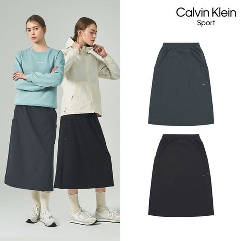 [Calvin Klein] 26SS 여성 우븐 스커트