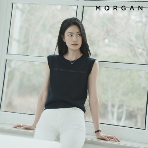 모르간 26SS 린넨 슬리브리스 니트 3종