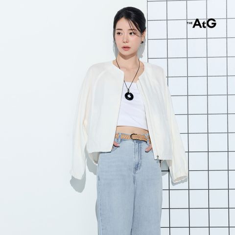 26SS 프렌치린넨 혼방 봄버자켓