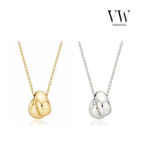 VW베라왕 925실버 더블쉘 롱 목걸이