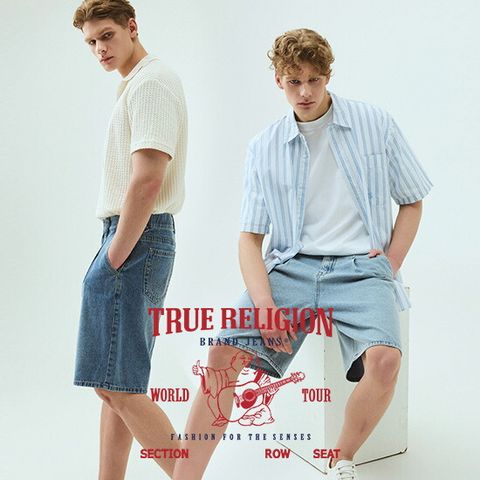 O 트루릴리전 26SS 남성 버뮤다 팬츠 2종