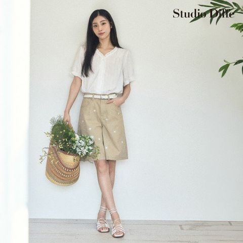스튜디오디페 26SS 자수 쇼츠