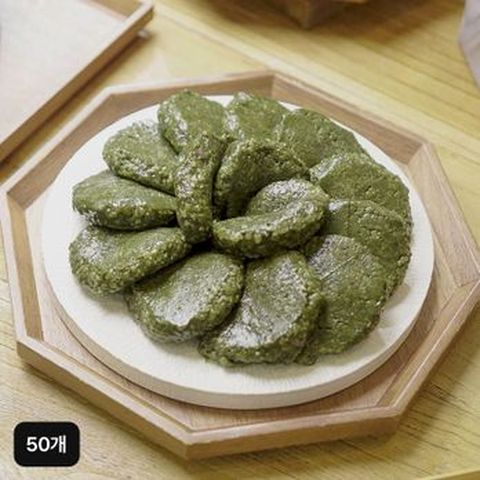 착한 곡물로 만든 통팥앙금저당 쑥찰떡 50개