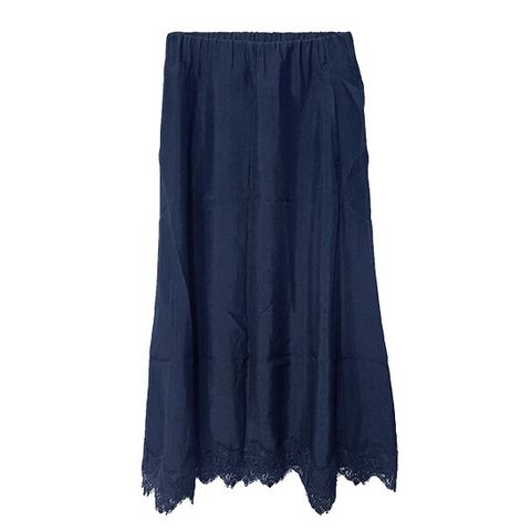 ○26SS 로엔 아세테이트 새틴 스커트