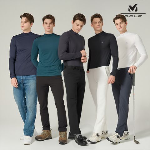 (단독조건)밀레골프 남성 베이스레이어 5종세트