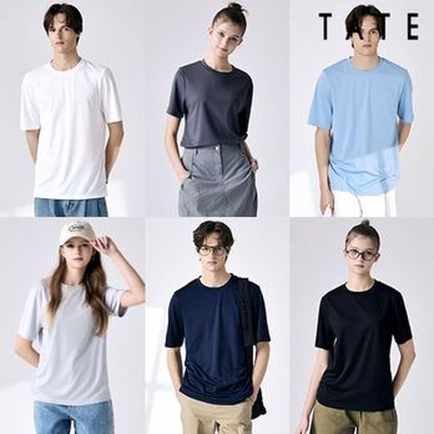 테이트 에어홀 기능성 냉감 티셔츠 6종