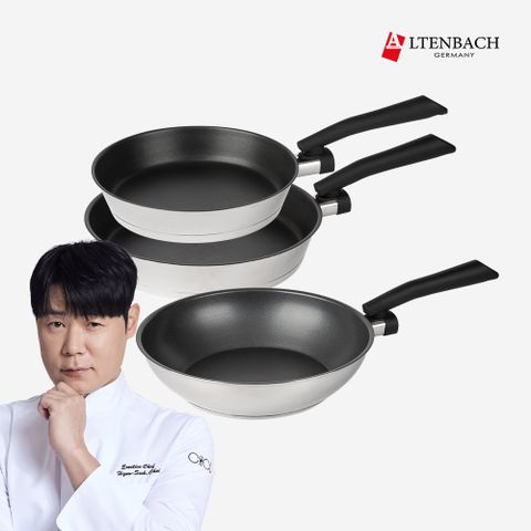 [CJ특별가] 디펜더스 프라이팬(24팬+28팬+28웍) 인덕션후라이팬 24팬28팬28웍세트
