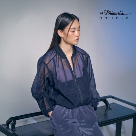 26 SUMMER 그리드 시스루 점퍼