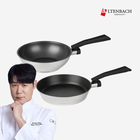 [CJ특별가] 디펜더스 프라이팬(24팬+24웍) 인덕션후라이팬 24팬24웍 세트