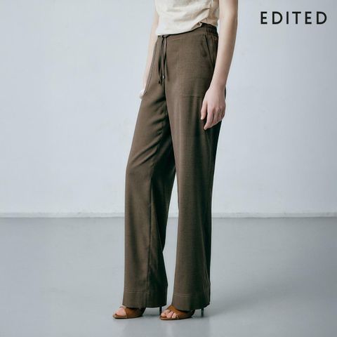 [삼성카드5%할인][26여름 신상] 에디티드  린넨 혼방 컴포트 밴딩 팬츠