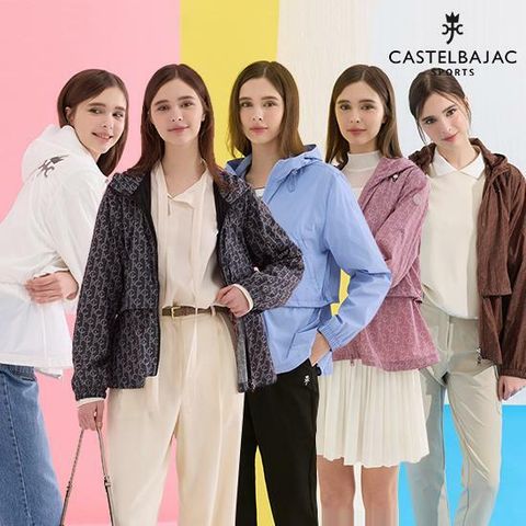 [카드 5%할인]까스텔바작 26SS 여성 시어 나일론 봄재킷