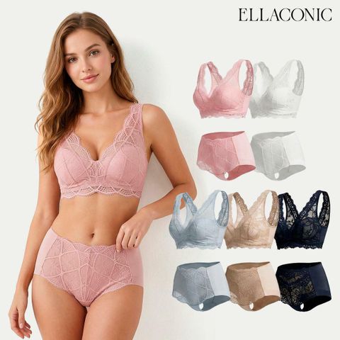 [카드 7%할인]엘라코닉 레이스 풀커버 브라팬티 5세트