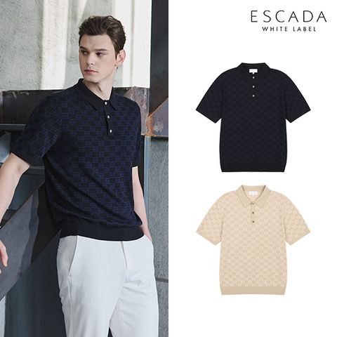 [상시가 189,000원]ESCADA 26SS 썸머 카라 니트 남성