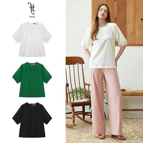 ○ 플루트 26SS 볼륨 블라우스 3종