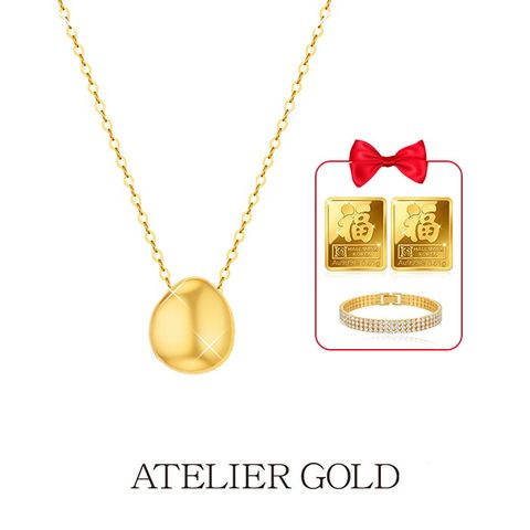 24K 순금 위시스톤 목걸이 + 24K 순금 복카드 2종 + 테니스팔찌