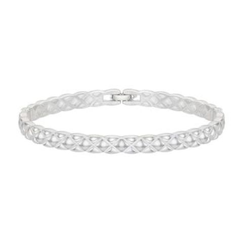 한국금자산관리 KGAM 925 실버 퀄팅 뱅글팔찌