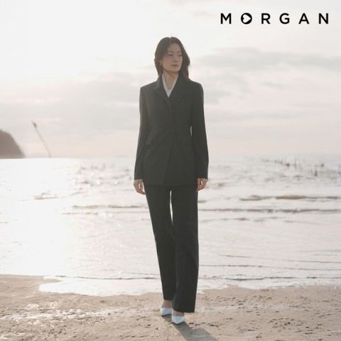 모르간 26SS 에센셜 밴딩팬츠