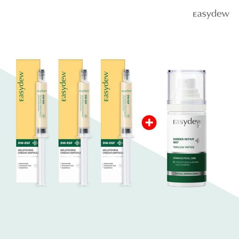 [삼성카드5%할인][모바일] 이지듀 대웅제약 멜라토닝 원데이 앰플 8ml  3개 + 베리어 리페어 미스트 60ml  1개 