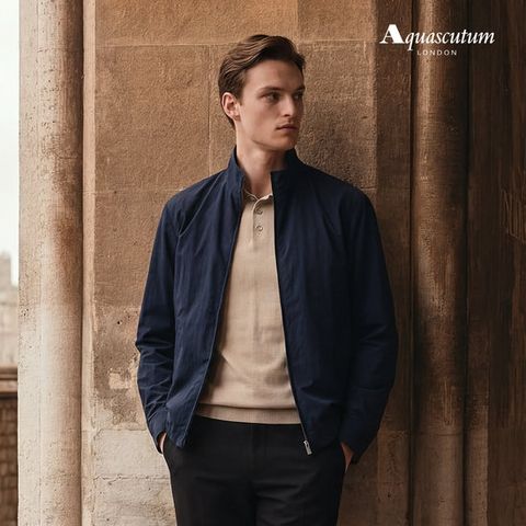 아쿠아스큐텀 26SS 남성 헤리티지 윈콜 점퍼