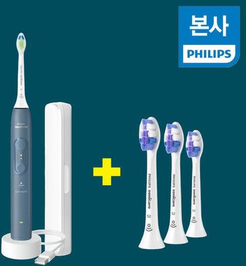 [본사] 필립스 소닉케어 퍼펙트클린 음파칫솔 싱글세트  HX4043/48, HX4043/41