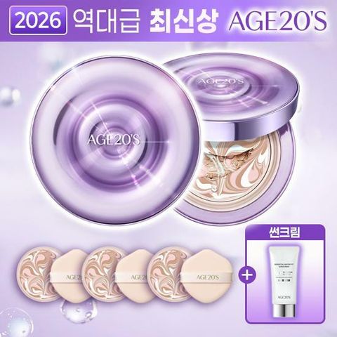 [우리카드5%할인]★26년 최신상★ 에이지투웨니스 다이아 물광샷 팩트+선크림