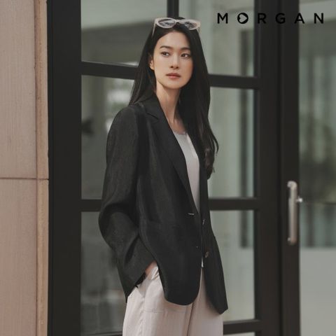 모르간 26SS 아세테이트100% 시그니처 재킷