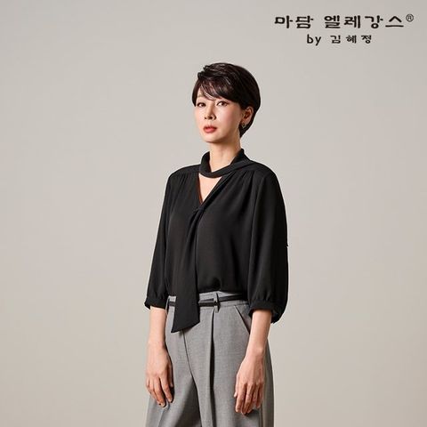 26SS 마담엘레강스 카타리나 타이 블라우스 2종