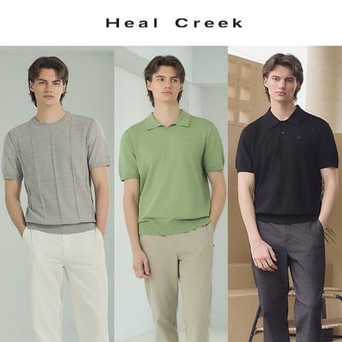 [삼성카드5%할인]힐크릭 26SS 남성 썸머 니트3종