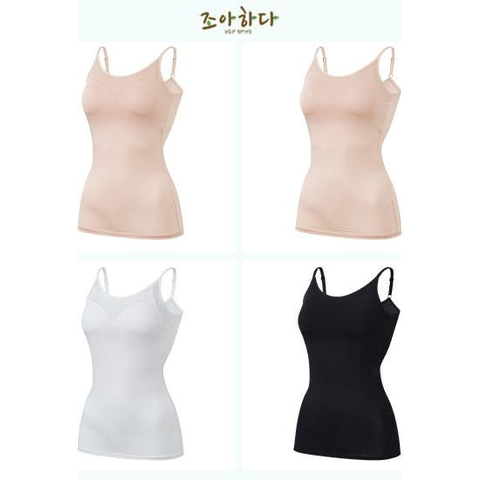 인견94% [26신상] 조아하다 냉감 인견 브라탑 끈조절형 4종