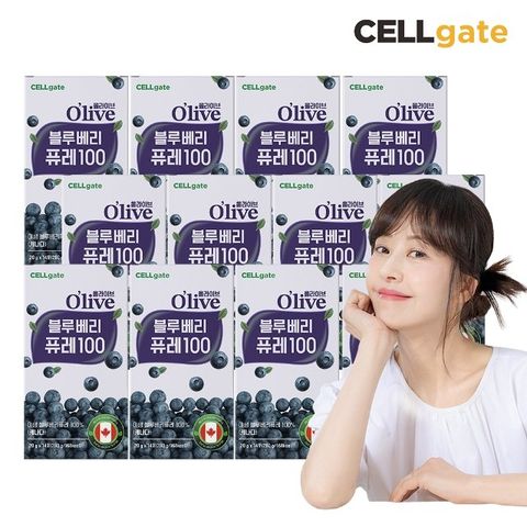올라이브 블루베리 퓨레 100 12박스 (168포)