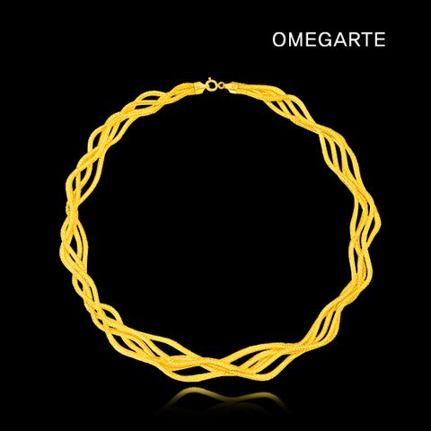 18K 이태리 골드 볼루미오 5줄 목걸이