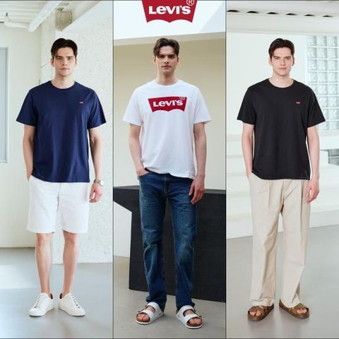 O LEVIS 26SS 남성 시그니처 로고 반팔 티셔츠 3종