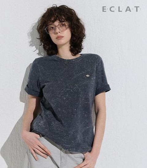 [에끌라뜨]26SS 피그먼트 티블라우스 4종