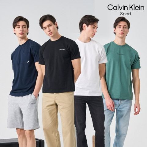 [방송에서만][Calvin Klein Sport]26SS 남성 라운드넥 반팔 티셔츠 4종