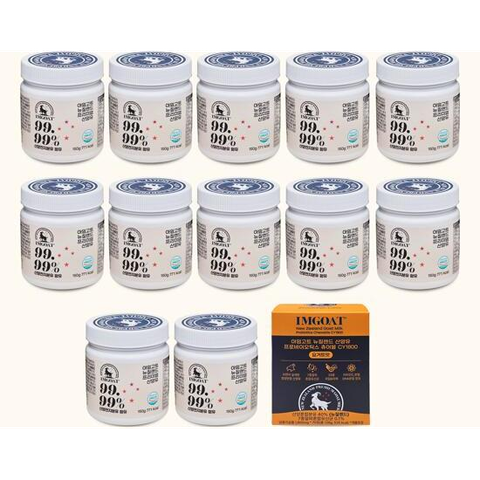 [방송에서만50%세일][아임고트] 뉴질랜드 프리미엄 산양유 150g x 12통 + 산양유 츄어블 요거트맛 1박스