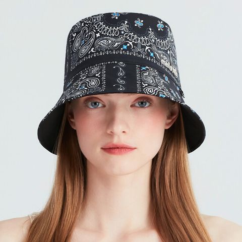 멜라밀라 로에나 페이즐리 리버시블 버킷햇