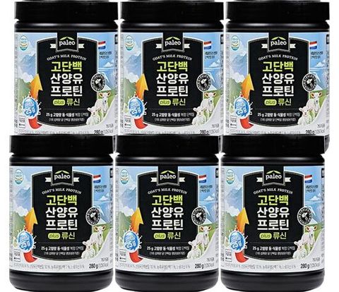 ♥ 팔레오 고단백 산양유 프로틴 plus 류신 6통