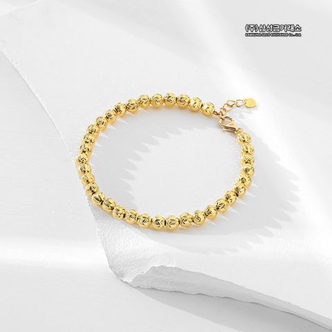 24K 커팅볼 팔찌 3mm