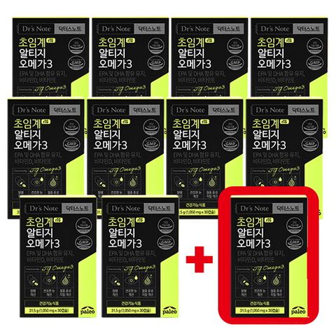 ♥팔레오 초임계 rTG 알티지 오메가3 11박스