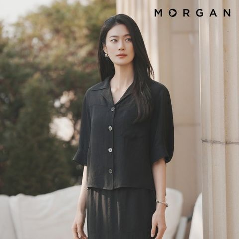 모르간 26SS 아세테이트100% 셔츠
