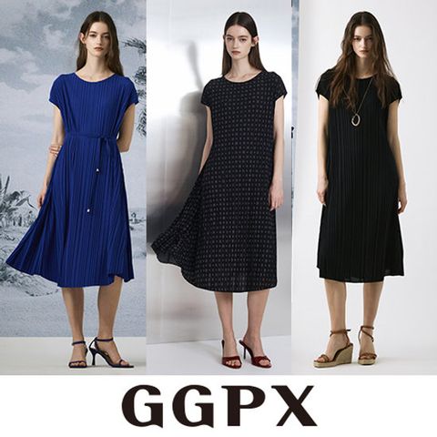 GGPX 26SS 벨티드 플리츠 원피스 3종