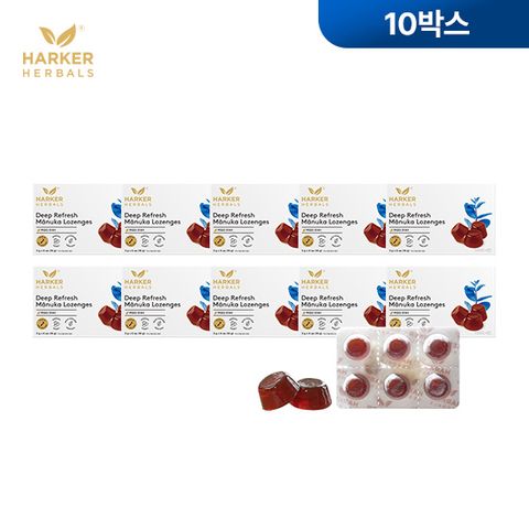 [뉴질랜드 직수입] 하커허벌 마누카 로젠지 MGO 514+  10박스