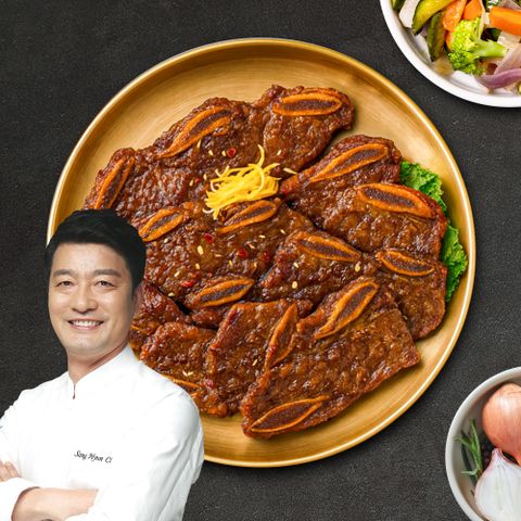 만찬 양념 LA갈비 1kg x 4팩, 총 4kg