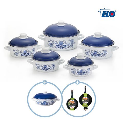 [공식수입원] ELO 쯔비벨무스터 IH 법랑냄비 풀세트