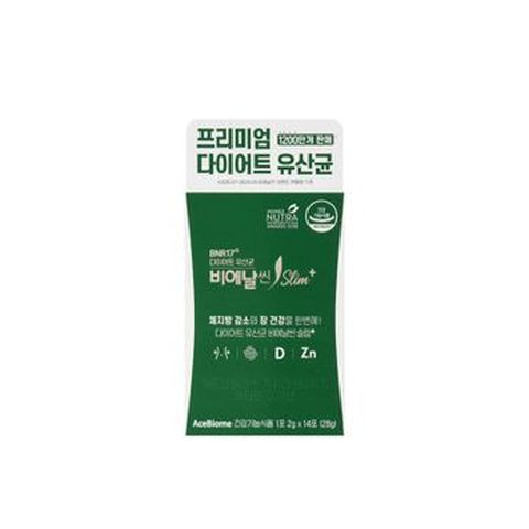(올리브영동일판매상품)비에날씬슬림플러스 1박스(14포)