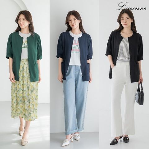 26SS 리센느 7부 썸머 자켓 1종