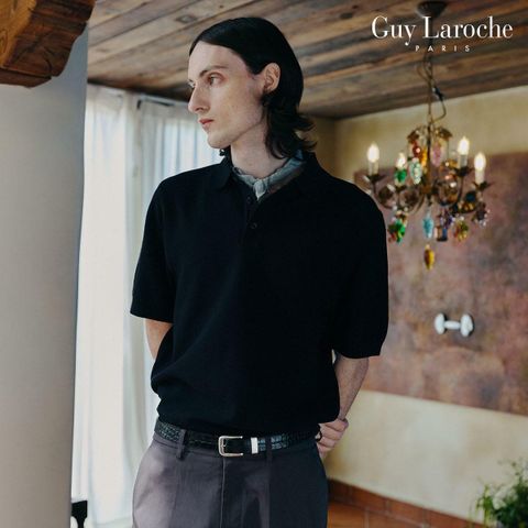 [카드 5%할인]기라로쉬 26SS 기자면 100 반팔 카라니트 3종